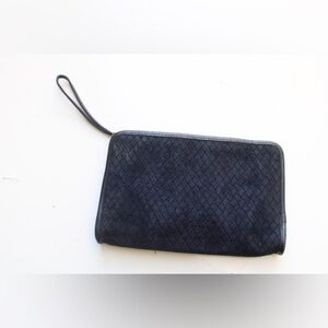Vintage Etra woven suede wristlet